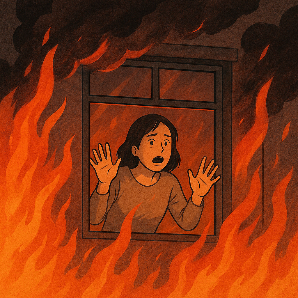 큰불이 났는데 건물에 갇혀있음. - 꿈 해몽, 꿈 풀이(+자세한 해석) 꿈 해몽 썸네일