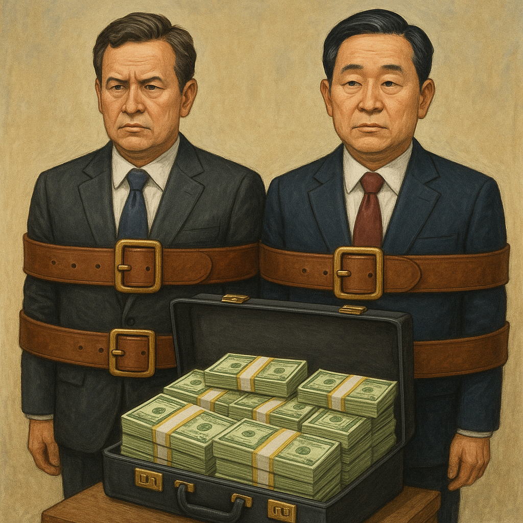 2명의대통령팔에많은벨트걸고가방안에 많은 돈다발 - 꿈 해몽, 꿈 풀이(+자세한 해석) 꿈 해몽 썸네일