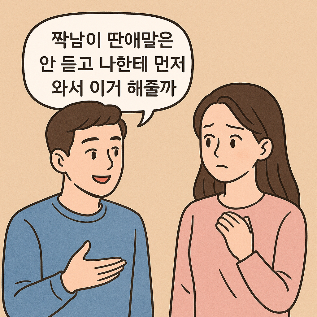짝남이 딴애말은 안 듣고 나한테 먼저 와서 이거해줄까 - 꿈 해몽, 꿈 풀이(+자세한 해석) 꿈 해몽 썸네일