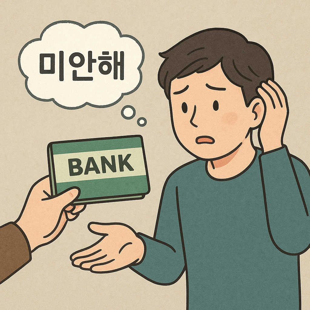 지인에게 기장된 지인의 통장 열개 미안을 받은꿈 - 꿈 해몽, 꿈 풀이(+자세한 해석) 꿈 해몽 썸네일