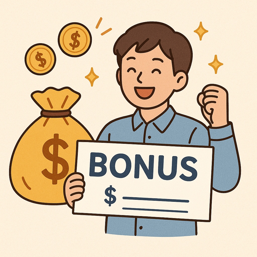 보너스 받는 꿈 꿈 해몽 대표 이미지