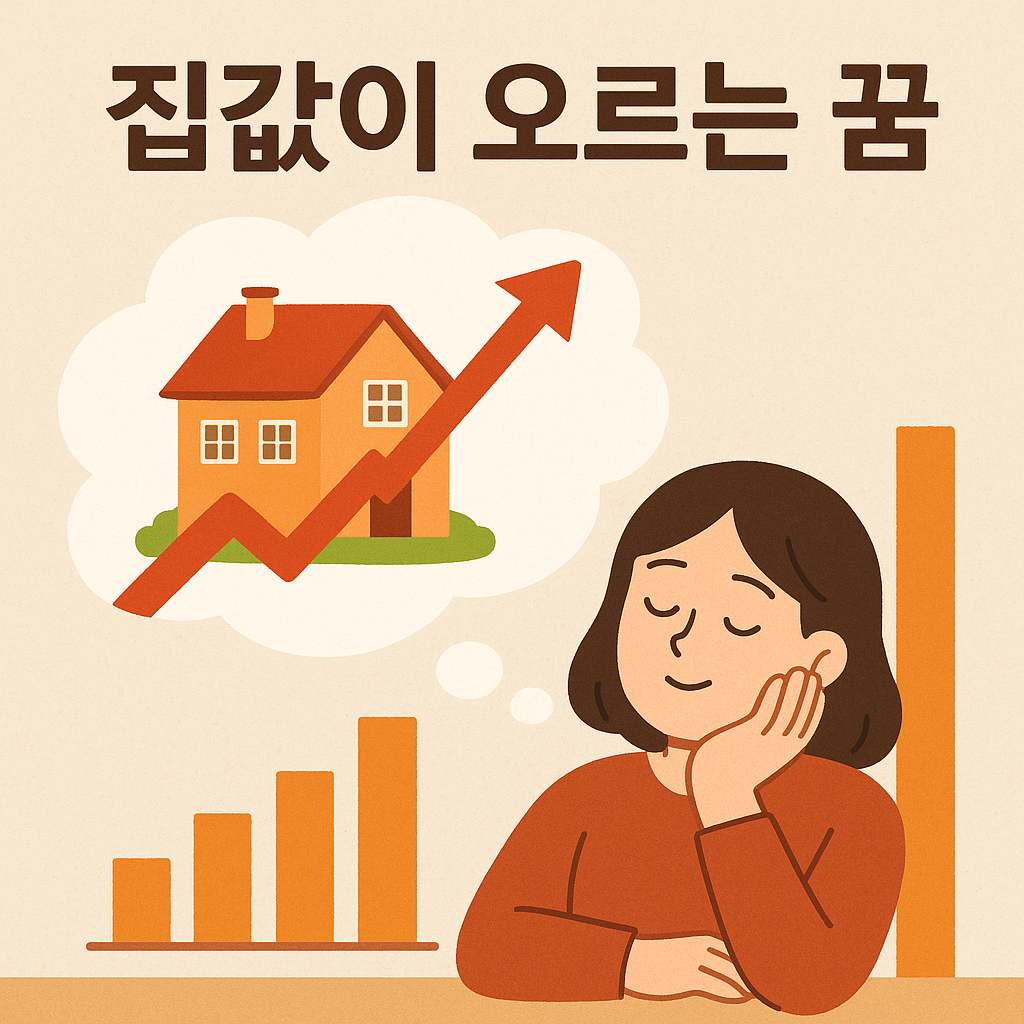 집값이 오르는 꿈 꿈 해몽 대표 이미지