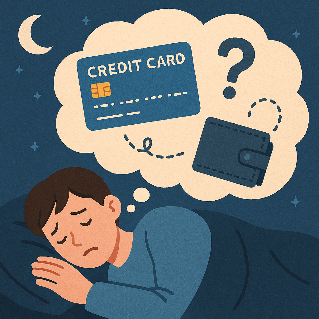 신용카드 잃어버리는 꿈