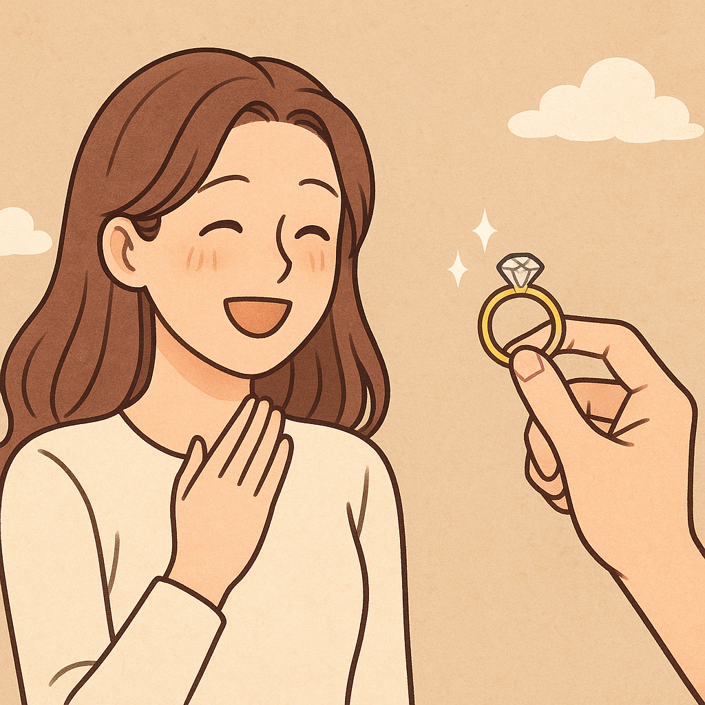 결혼 반지 받는 꿈 꿈 해몽 대표 이미지