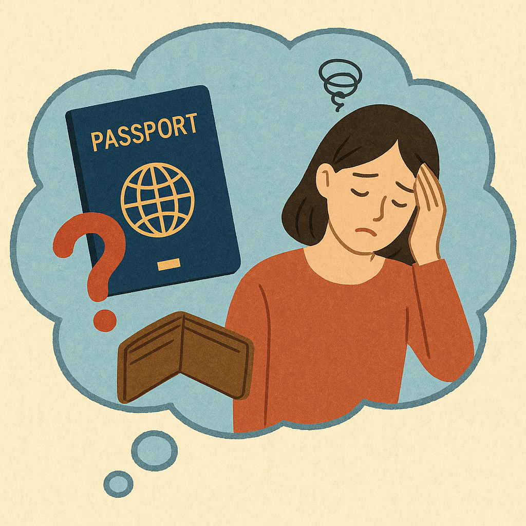 여권 잃어버리는 꿈