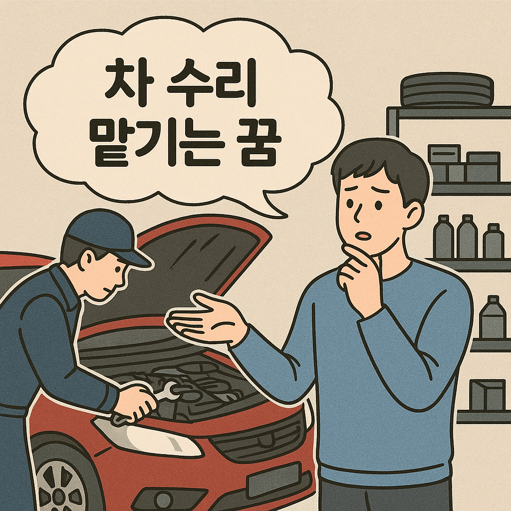 차 수리 맡기는 꿈