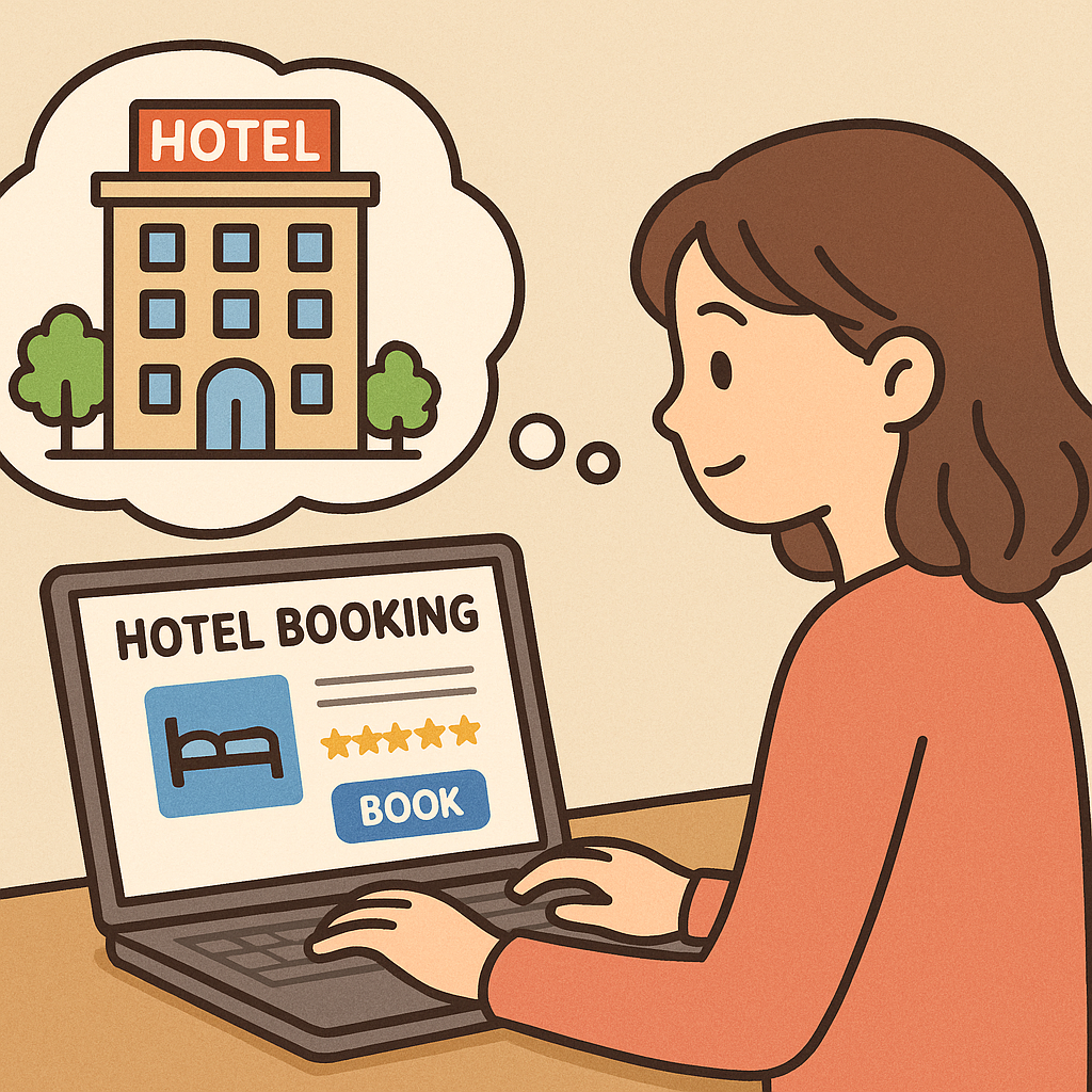 호텔 예약하는 꿈