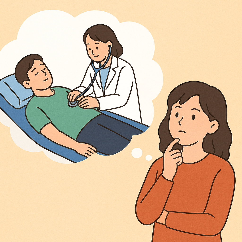 건강검진 받는 꿈 꿈 해몽 대표 이미지