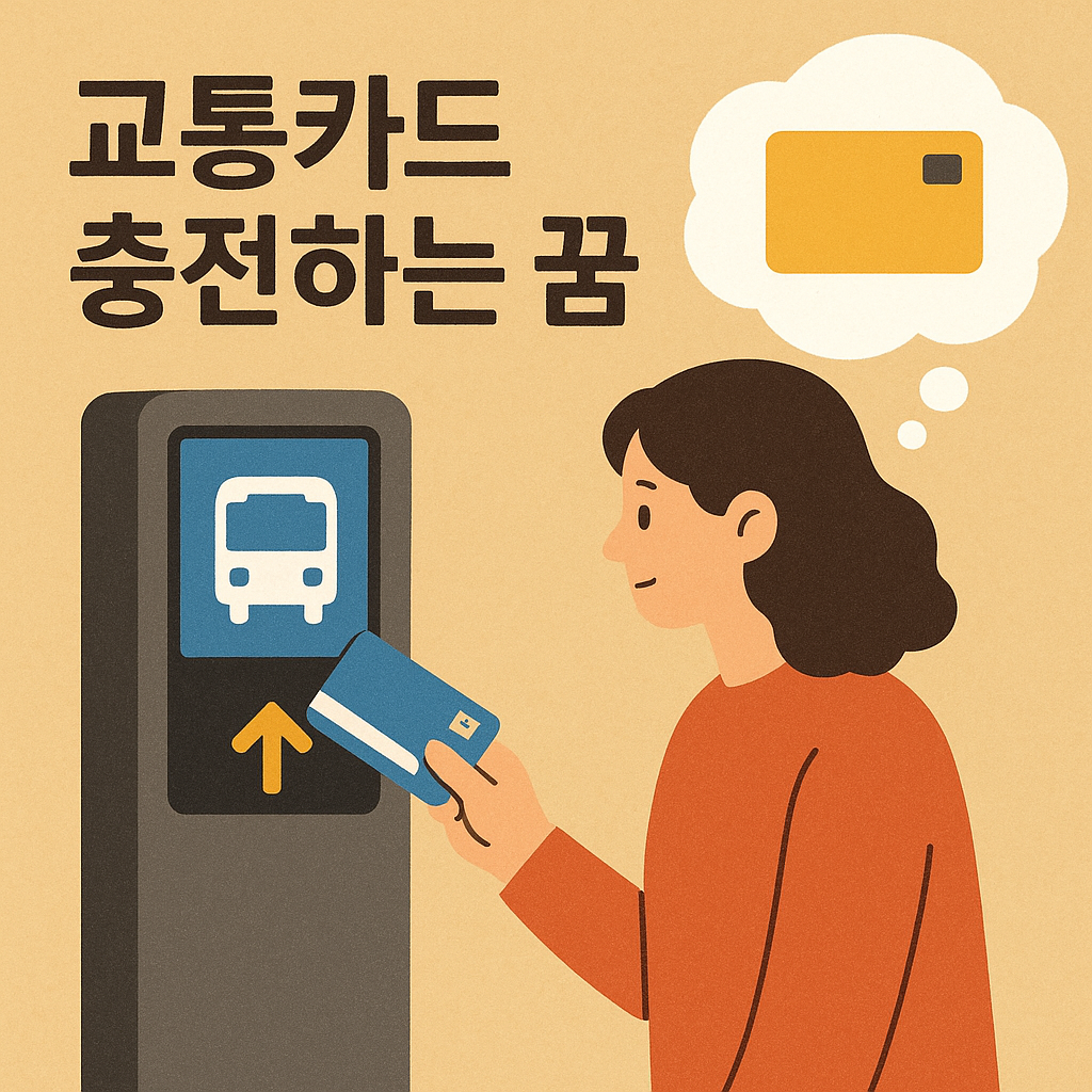 교통카드 충전하는 꿈 - 꿈 해몽, 꿈 풀이(+자세한 해석) 꿈 해몽 썸네일