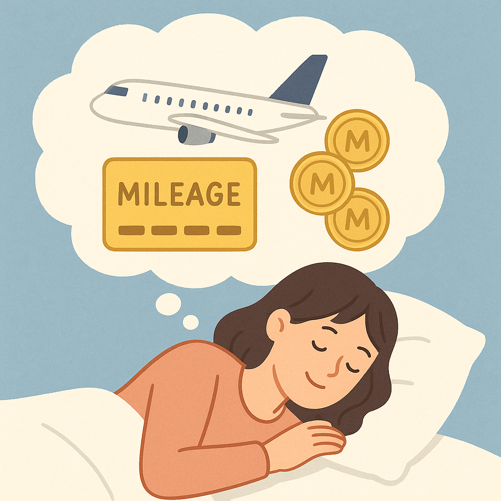 마일리지 적립하는 꿈 꿈 해몽 대표 이미지