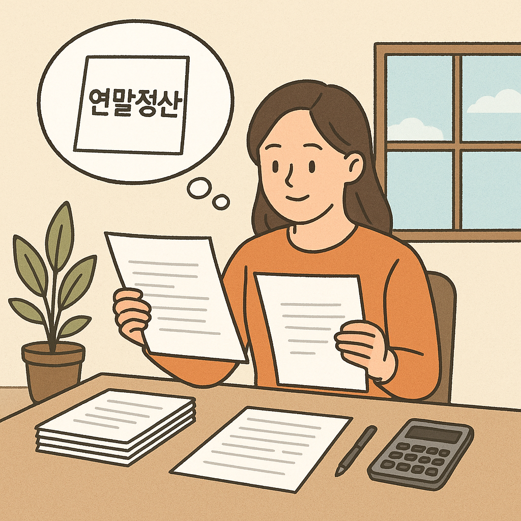 연말정산 서류 준비하는 꿈 꿈 해몽 대표 이미지