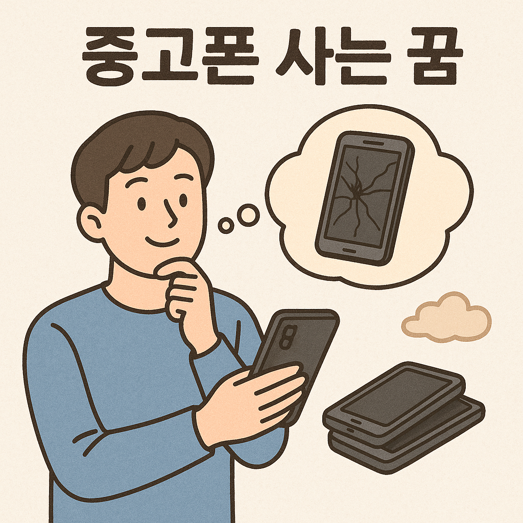 중고폰 사는 꿈 꿈 해몽 대표 이미지