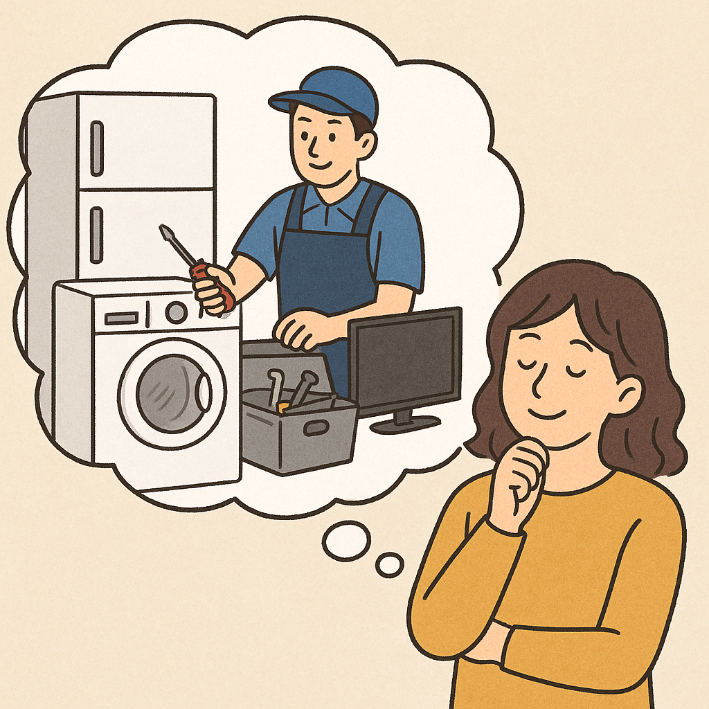 가전제품 수리 맡기는 꿈 - 꿈 해몽, 꿈 풀이(+자세한 해석) 꿈 해몽 썸네일