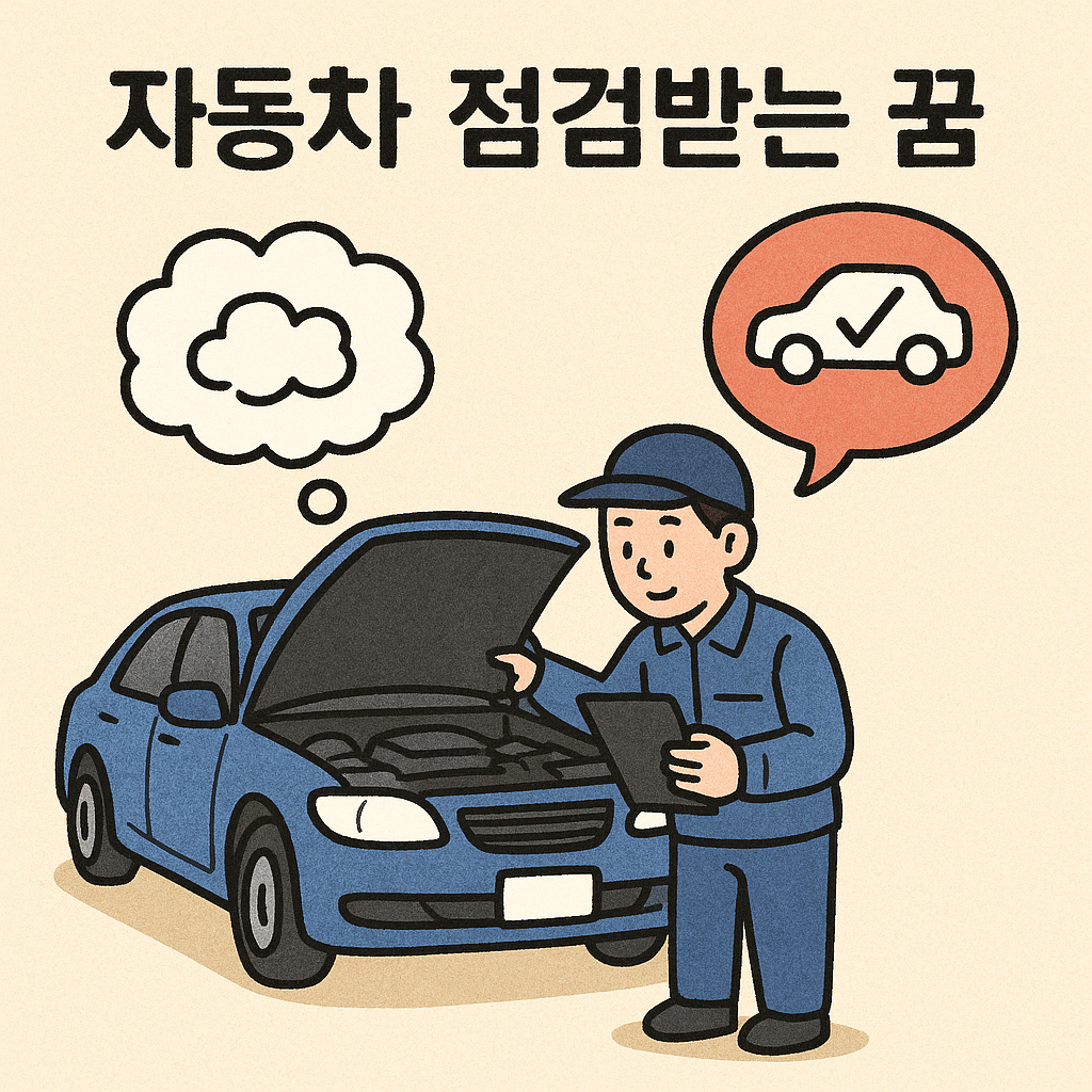 자동차 점검받는 꿈 꿈 해몽 대표 이미지