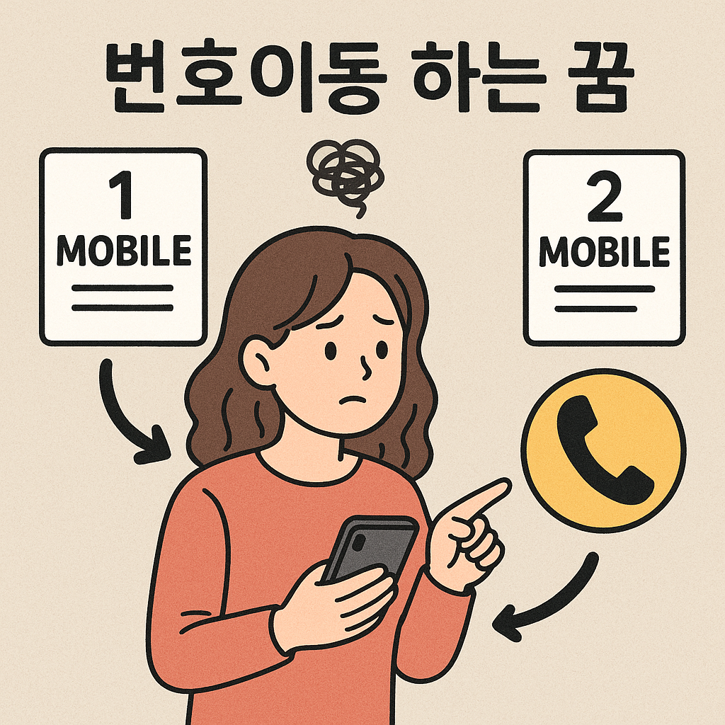 번호이동 하는 꿈 - 꿈 해몽, 꿈 풀이(+자세한 해석) 꿈 해몽 썸네일