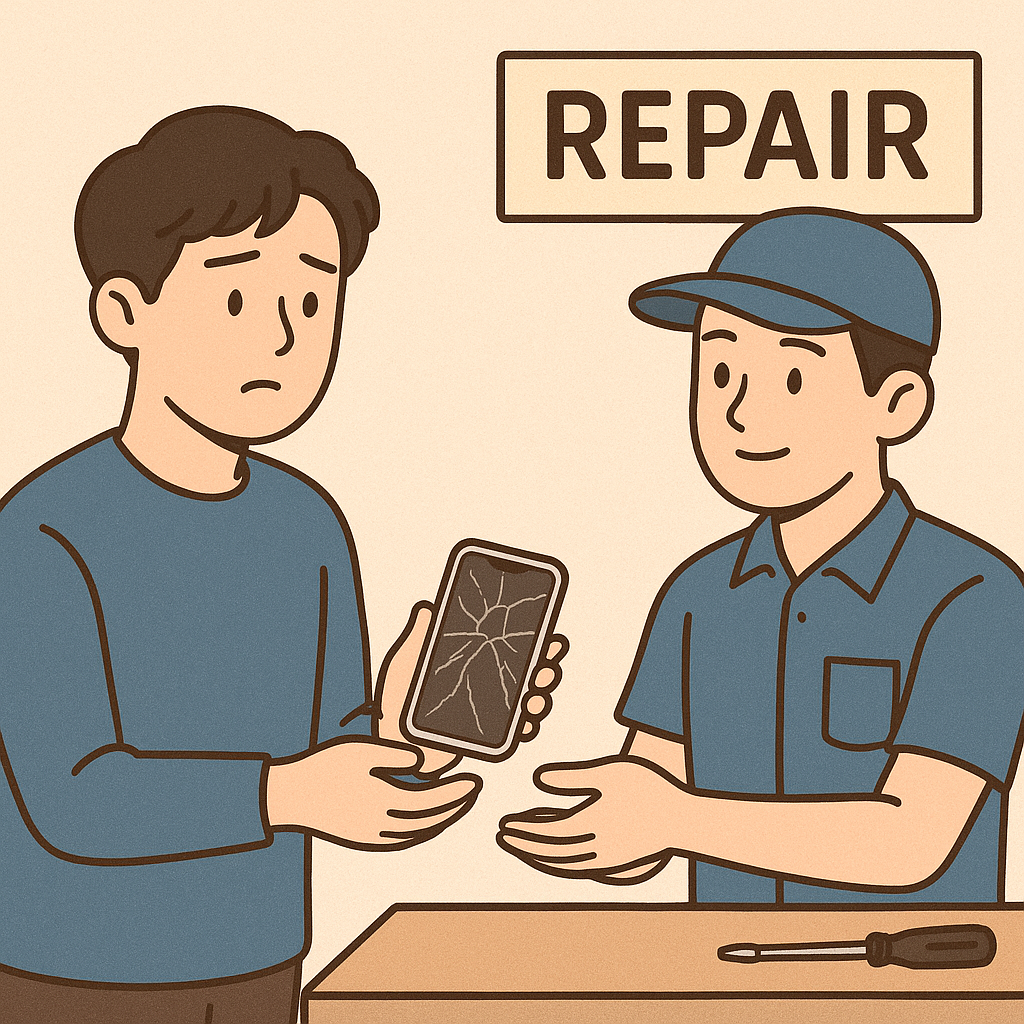 휴대폰 수리 맡기는 꿈 - 꿈 해몽, 꿈 풀이(+자세한 해석) 꿈 해몽 썸네일