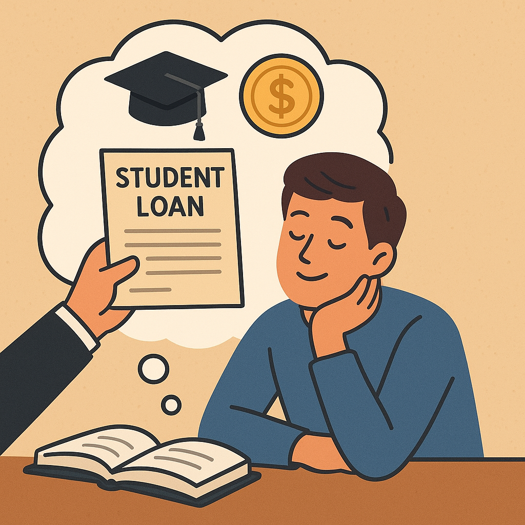 학자금 대출 받는 꿈