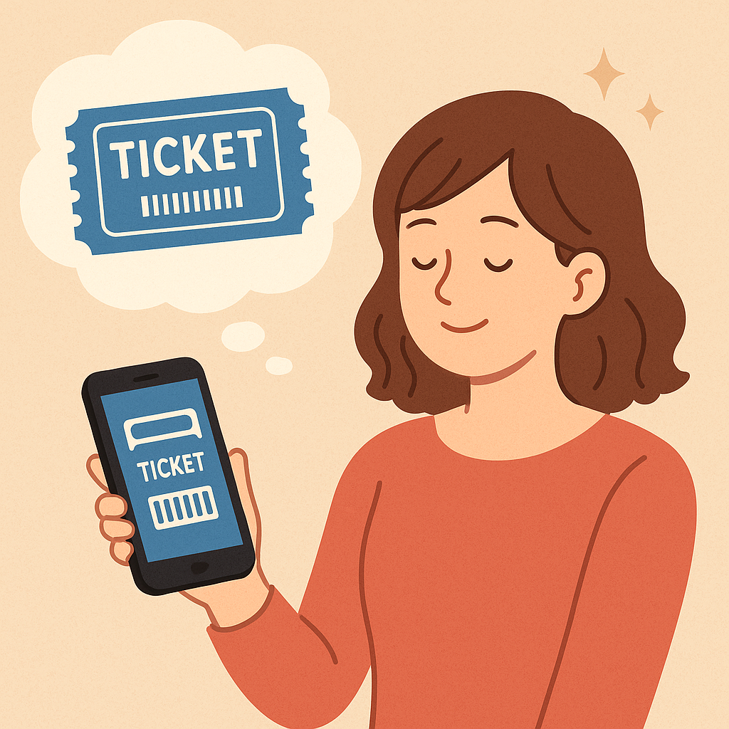 모바일 티켓 받는 꿈 꿈 해몽 대표 이미지