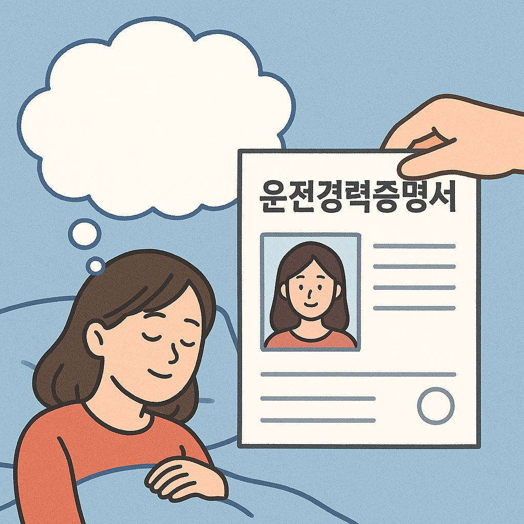 운전경력증명서 떼는 꿈 - 꿈 해몽, 꿈 풀이(+자세한 해석) 꿈 해몽 썸네일