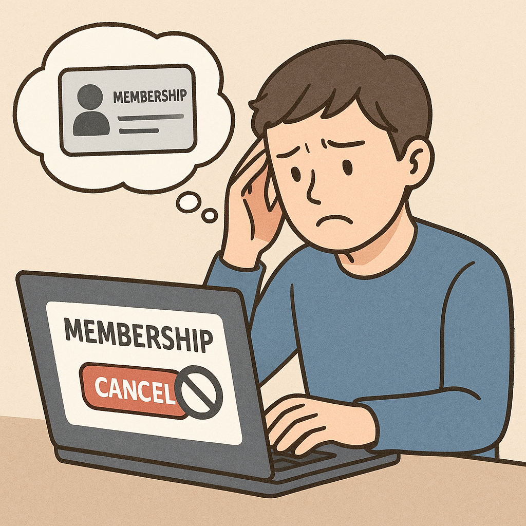 멤버십 해지하는 꿈