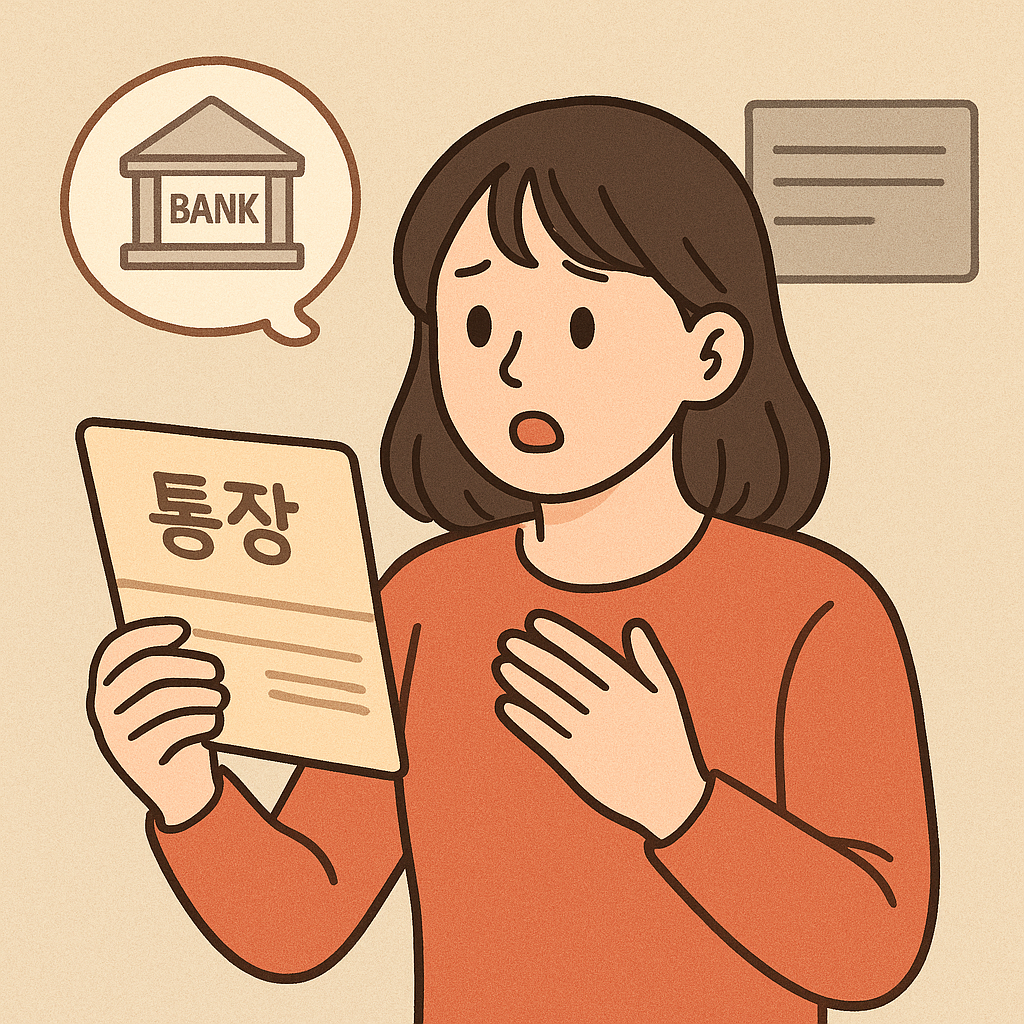 통장 재발급 받는 꿈