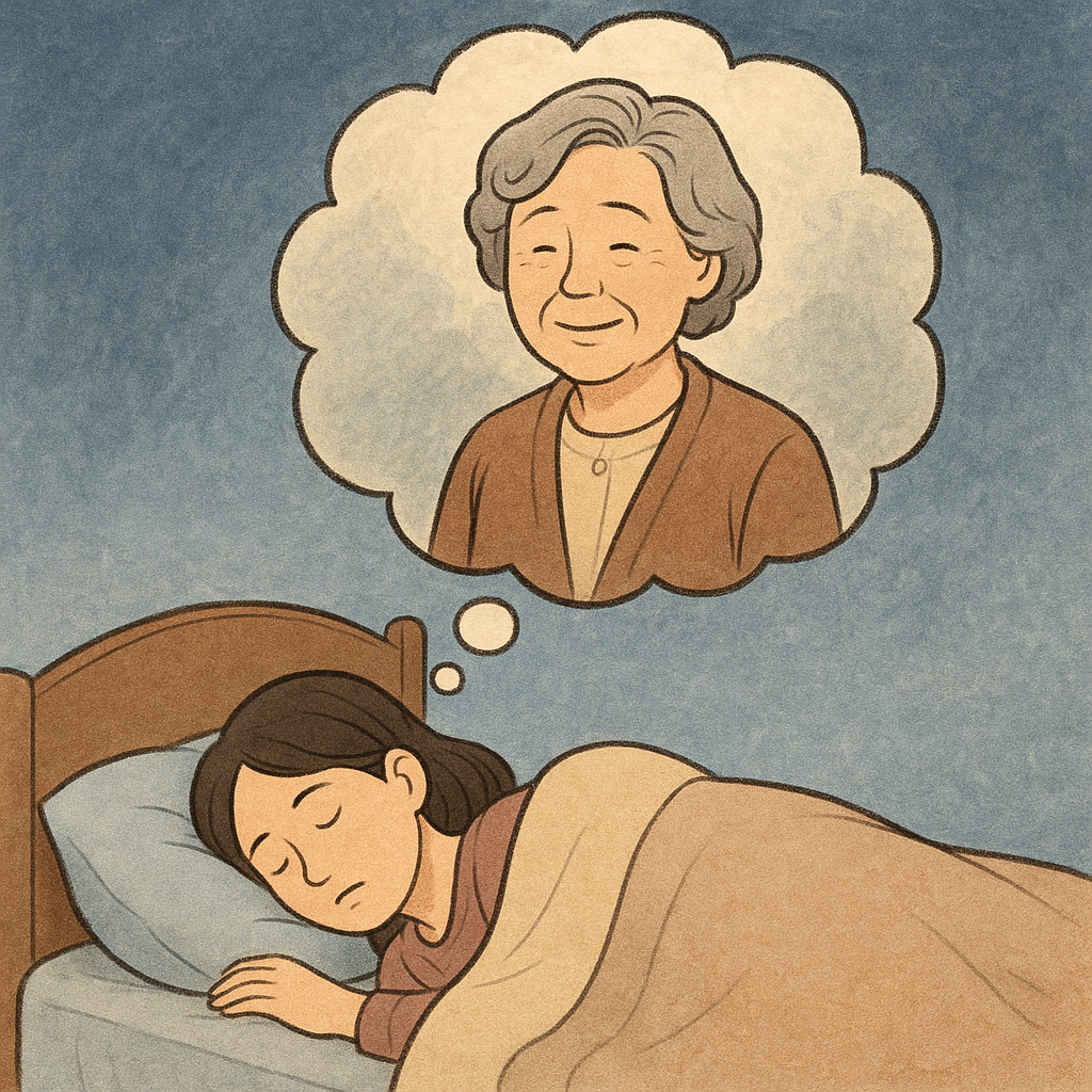 돌아가신 가족 꿈 꿈 해몽 대표 이미지