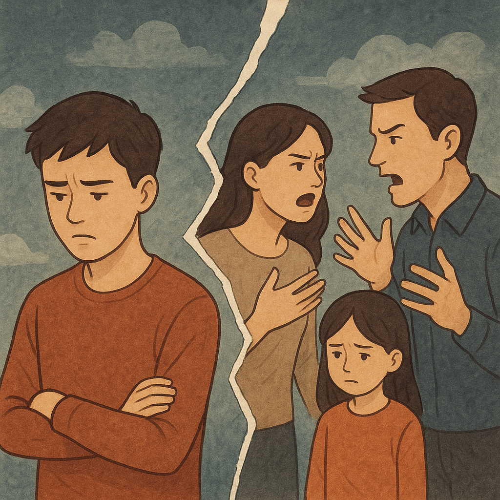 가족과 멀어지거나 싸우는 꿈 꿈 해몽 대표 이미지