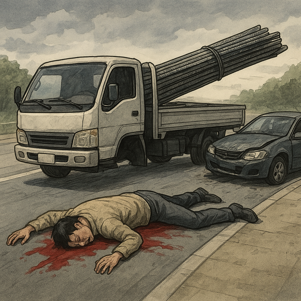 바퀴없는 트럭이 싣고가던 철근에 사람이죽고 교통사고가 - 꿈 해몽, 꿈 풀이(+자세한 해석) 꿈 해몽 썸네일